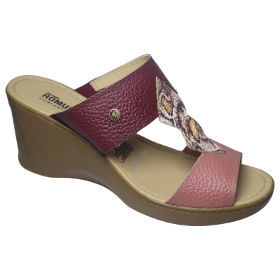 Romulo Sandalia Cuero Tulipan Mujer Talla 40 Ref 5063 